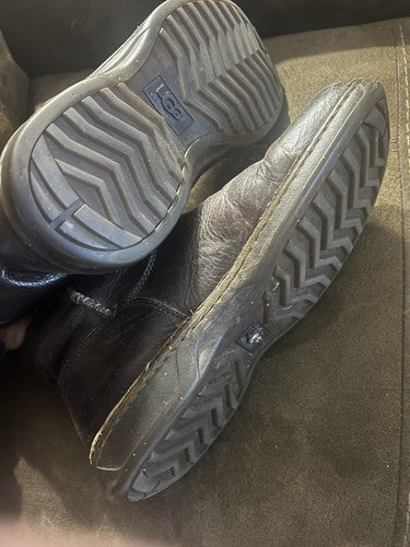 Men’s Leather UGG Boots Sz 9.5 Rugged Western Style Work Rated