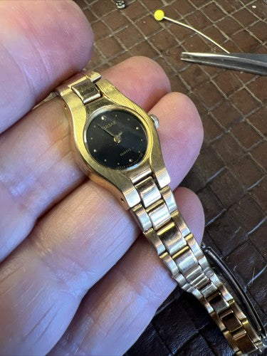 PULSAR By Seiko Gold Ladies Quartz Japan Y150 0A00 890941 Retro Watch Works Gr8