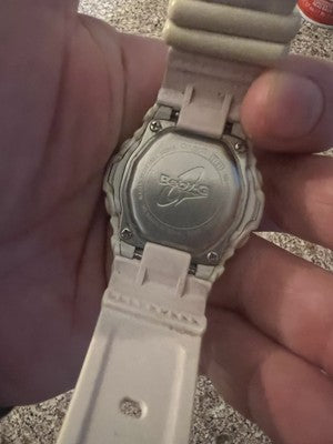 Casio 90’s Baby G 3121 BG-1301 White Digital Watch New Battery B6