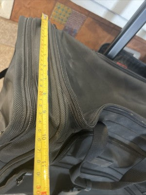 Tumi 2254D3 Ballistic Nylon/Leather Roller Carry On   Orig. Lock CLEAN XLNT