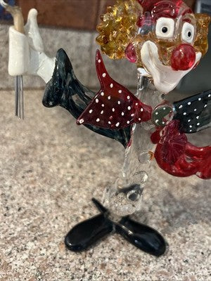GlassOfVenice Murano Glass Clown - Balloons