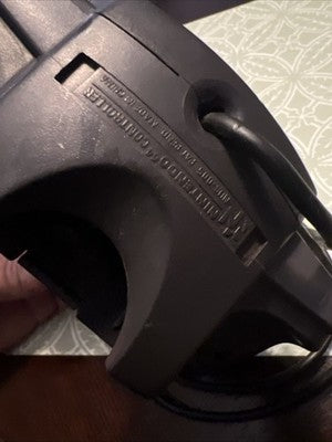 Nintendo N64 Original OEM NUS-005 Black Controller - Tested & Works - 8/10 Stick