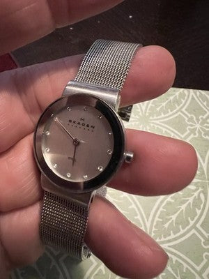 Skagen Oceanus 358sssd Wrist Watch for Women Dainty New Battery
