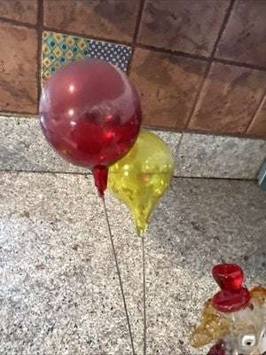 GlassOfVenice Murano Glass Clown - Balloons