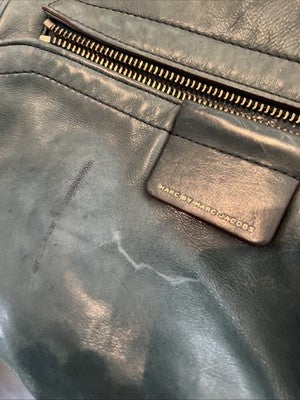 Marc By Marc Jacob’s Hopper Italian Green Leather Bag