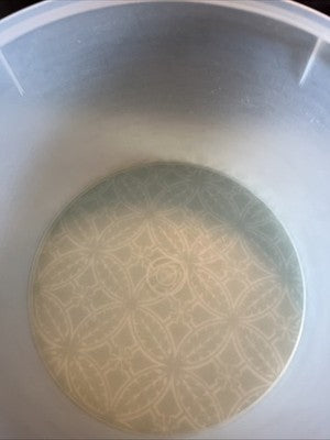 Vintage Tupperware Round Storage Container 267-3 & Lid 230-6 Clear