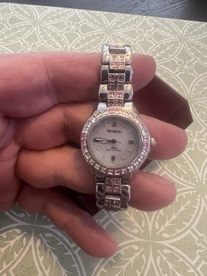 Armitron Now Dainty Crystal Pink Trim Women’s Watch