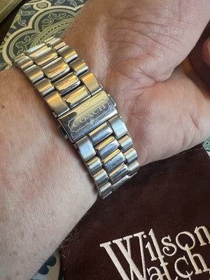 Coach Women's Chronograaph Watch Legacy Silver Dial Ca.04.3.14.0664S