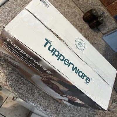 Tupperware XL Food Storage Container *NIB* With Removable Grooved Tray And Lid