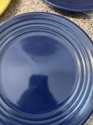 4 Vintage Bauer 9.5-9.75” Plates Lot No Damage Or Cracks