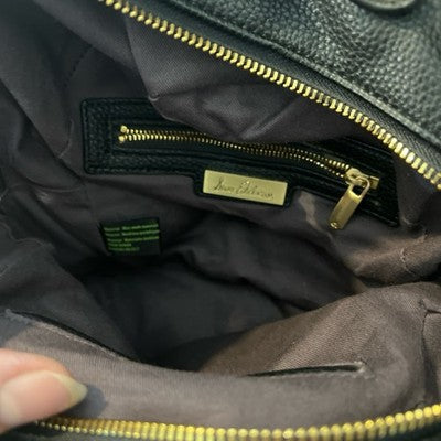 Sam Edelman Gold Studded Black Backpack EUC