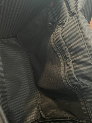 Tumi 2254D3 Ballistic Nylon/Leather Roller Carry On   Orig. Lock CLEAN XLNT