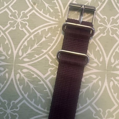 Hamlin Ultra Thin Steel  Silver Flat Band Women's Watch New Battery Mother Pearl