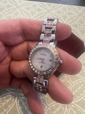 Armitron Now Dainty Crystal Pink Trim Women’s Watch