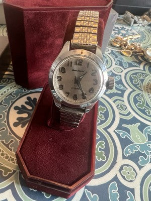 Ladies Swiss Pierre Jacquard automatic watch 1958 dainty small tiny cute b7