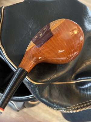 Vintage Persimmon Golf Drivers Rhythm USA Tennessee Persimmon 1,3,4,5 Xlnt.