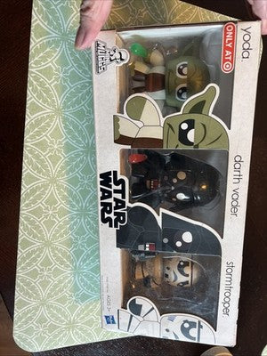 Star Wars MIGHTY MUGGS MINI EXCLUSIVE VINYL DARTH VADER STORMTROOPER YODA