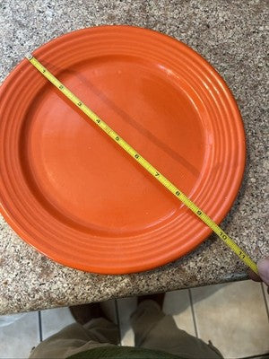 Bauer 9 1/2" Dinner plate in Orange