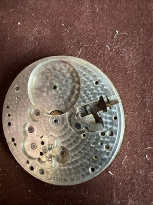 12S Illinois Pocket Watch Metal Dial 1005