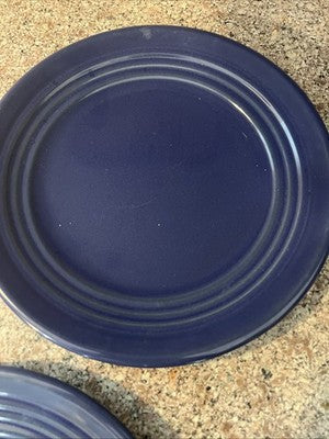 4 Vintage Bauer 9.5-9.75” Plates Lot No Damage Or Cracks