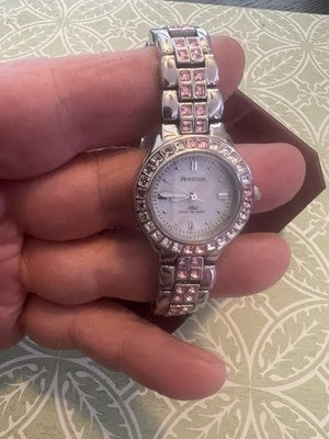 Armitron Now Dainty Crystal Pink Trim Women’s Watch