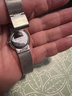 Skagen Oceanus 358sssd Wrist Watch for Women Dainty New Battery