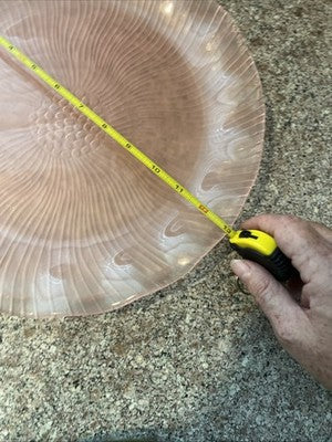 Laslo By Mikasa Pink Ruffled Edge Serving Plate