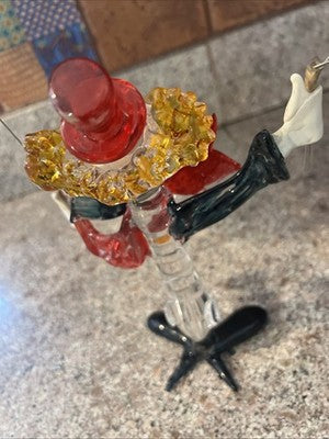 GlassOfVenice Murano Glass Clown - Balloons