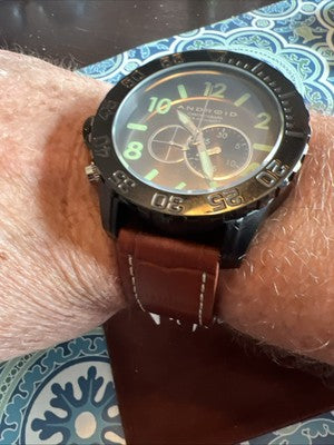 Android AD642 Divemaster Lefty Chronograph Men’s Watch Mint B7