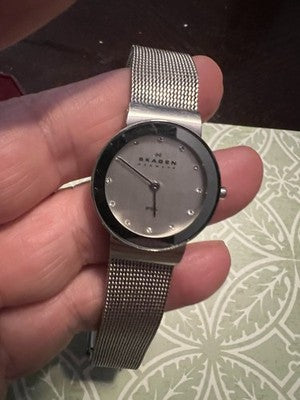Skagen Oceanus 358sssd Wrist Watch for Women Dainty New Battery