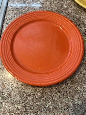 Bauer 9 1/2" Dinner plate in Orange