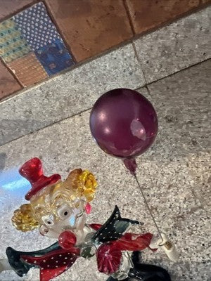 GlassOfVenice Murano Glass Clown - Balloons