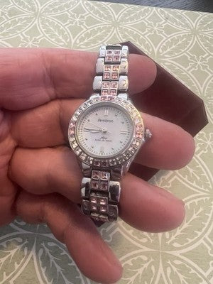 Armitron Now Dainty Crystal Pink Trim Women’s Watch