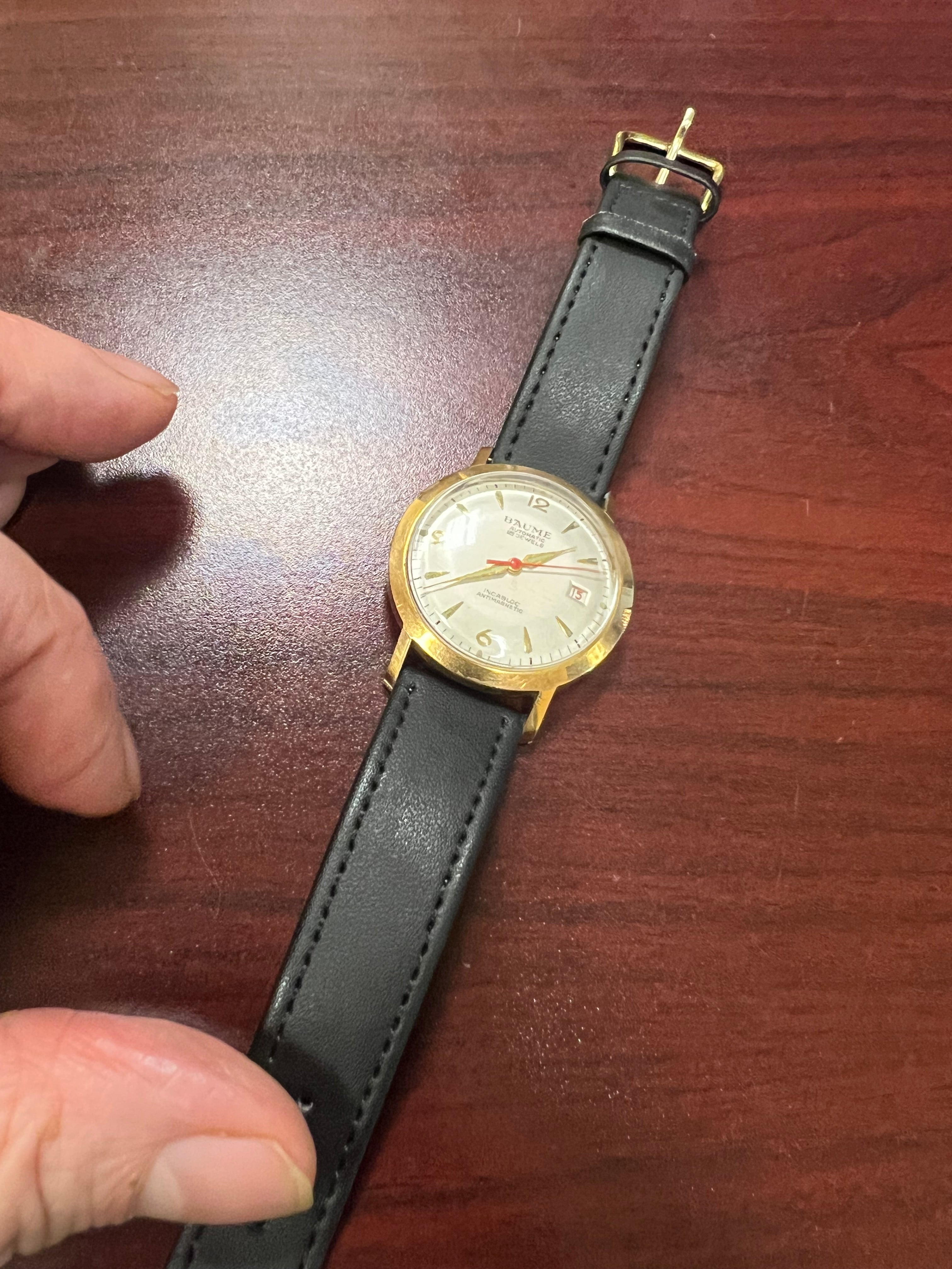 1959 Baum automatic 25 jewel men’s Swiss watch