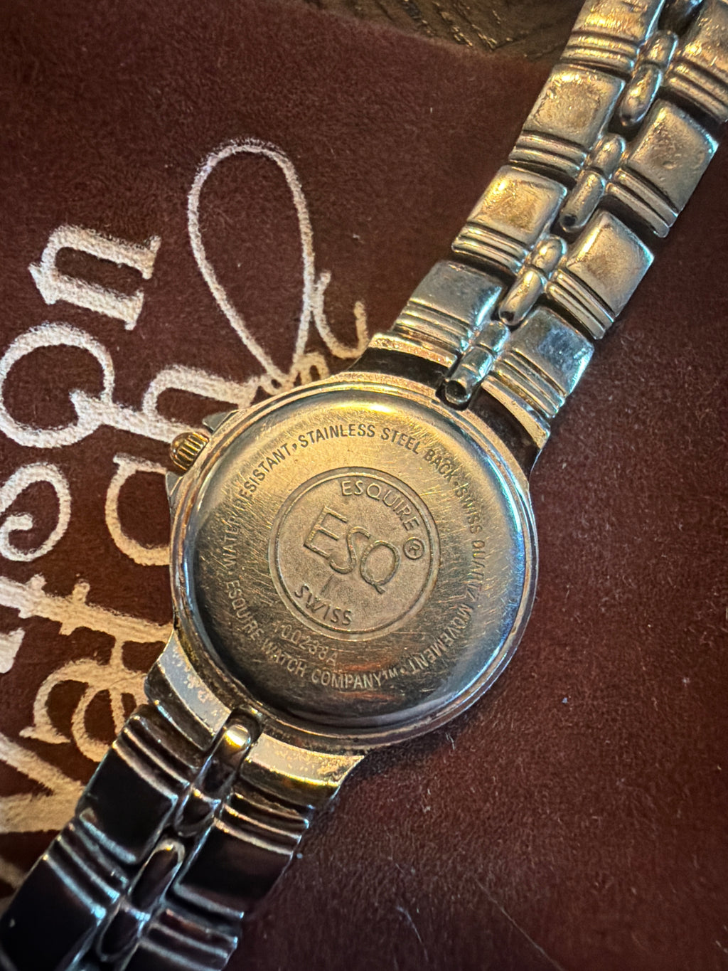 ESQ by Esquire Swiss Quartz Women’s Watch Mother of Pearl Dial Stainless Steel Bracelet
