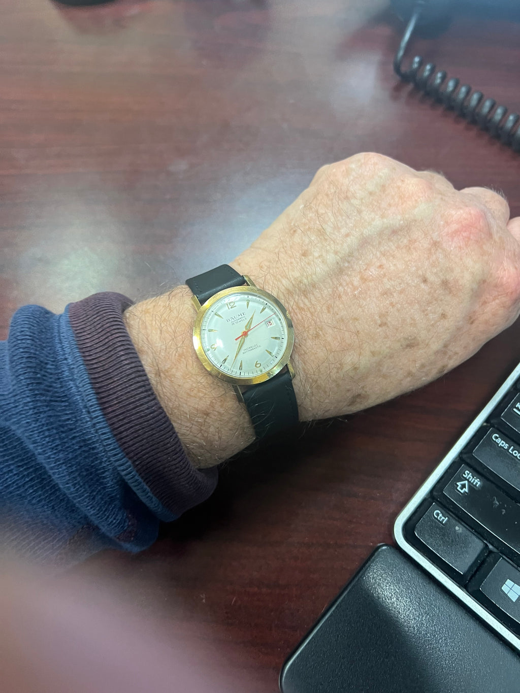 1959 Baum automatic 25 jewel men’s Swiss watch