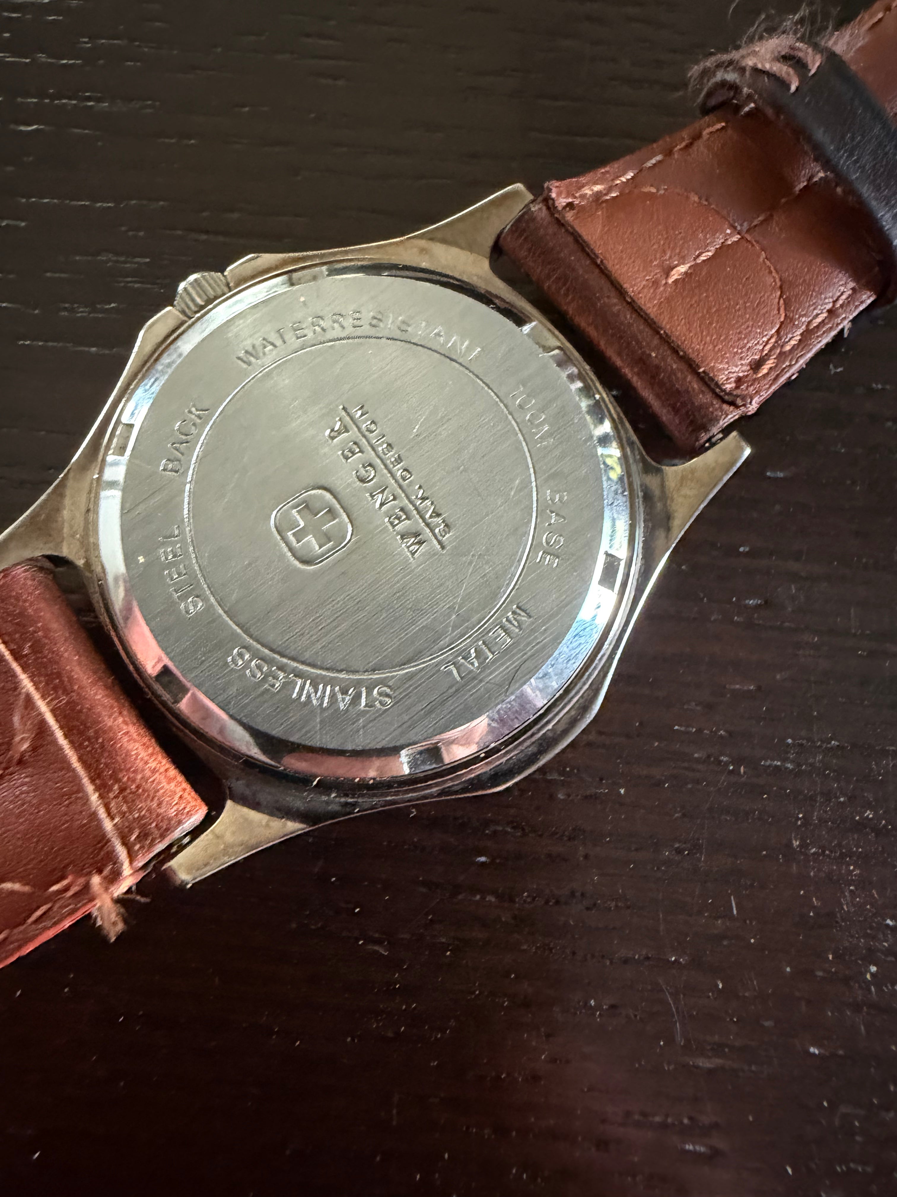 Vintage Wenger Swiss Military Swiss Made Field Watch