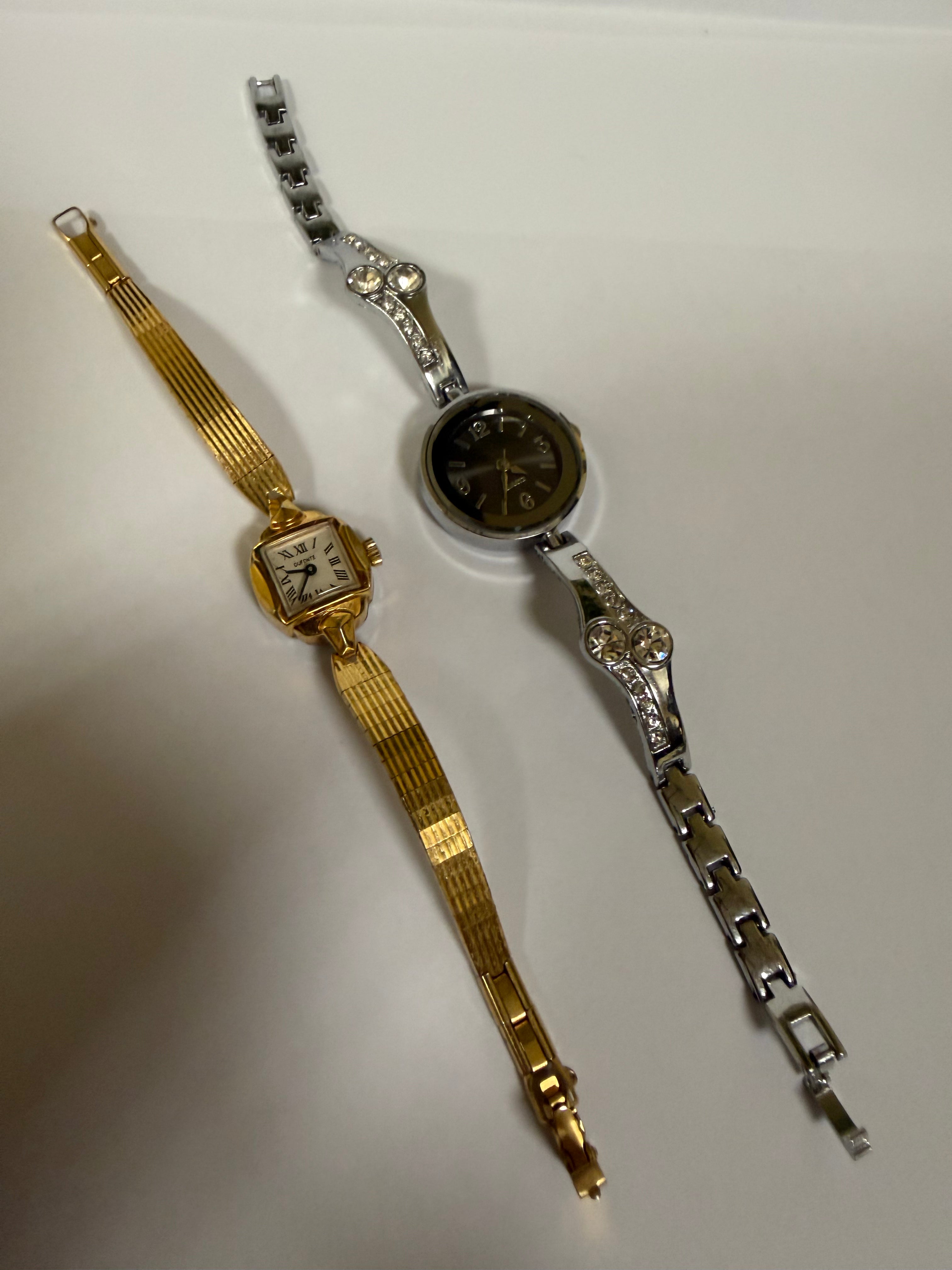 Vintage gold and silver swatch bundle 1A