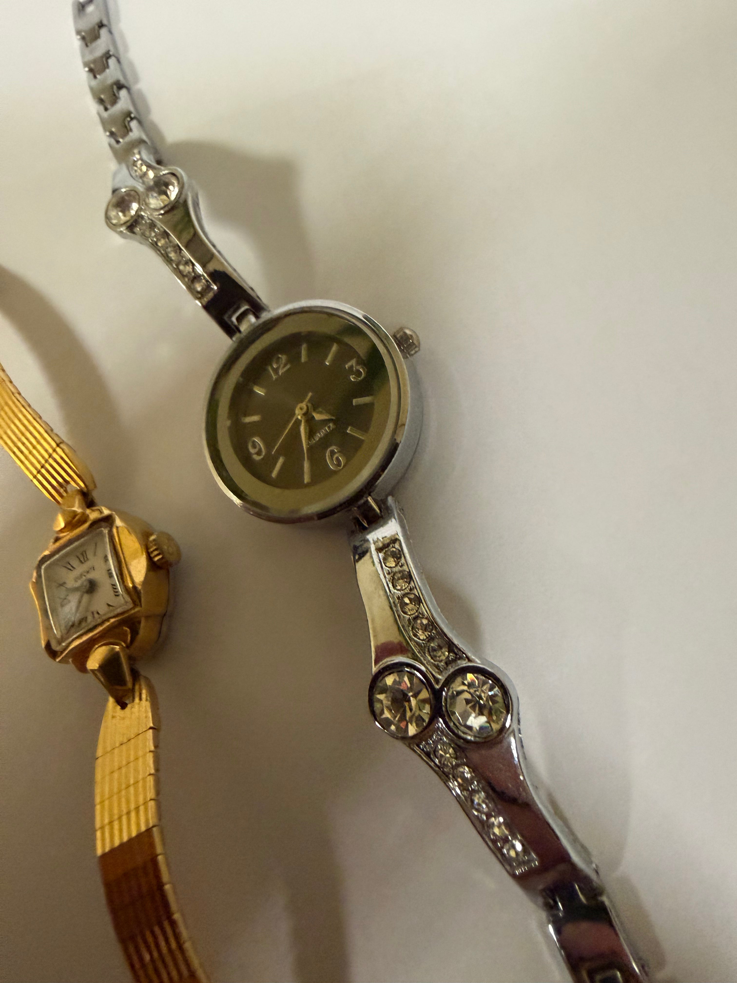 Vintage gold and silver swatch bundle 1A