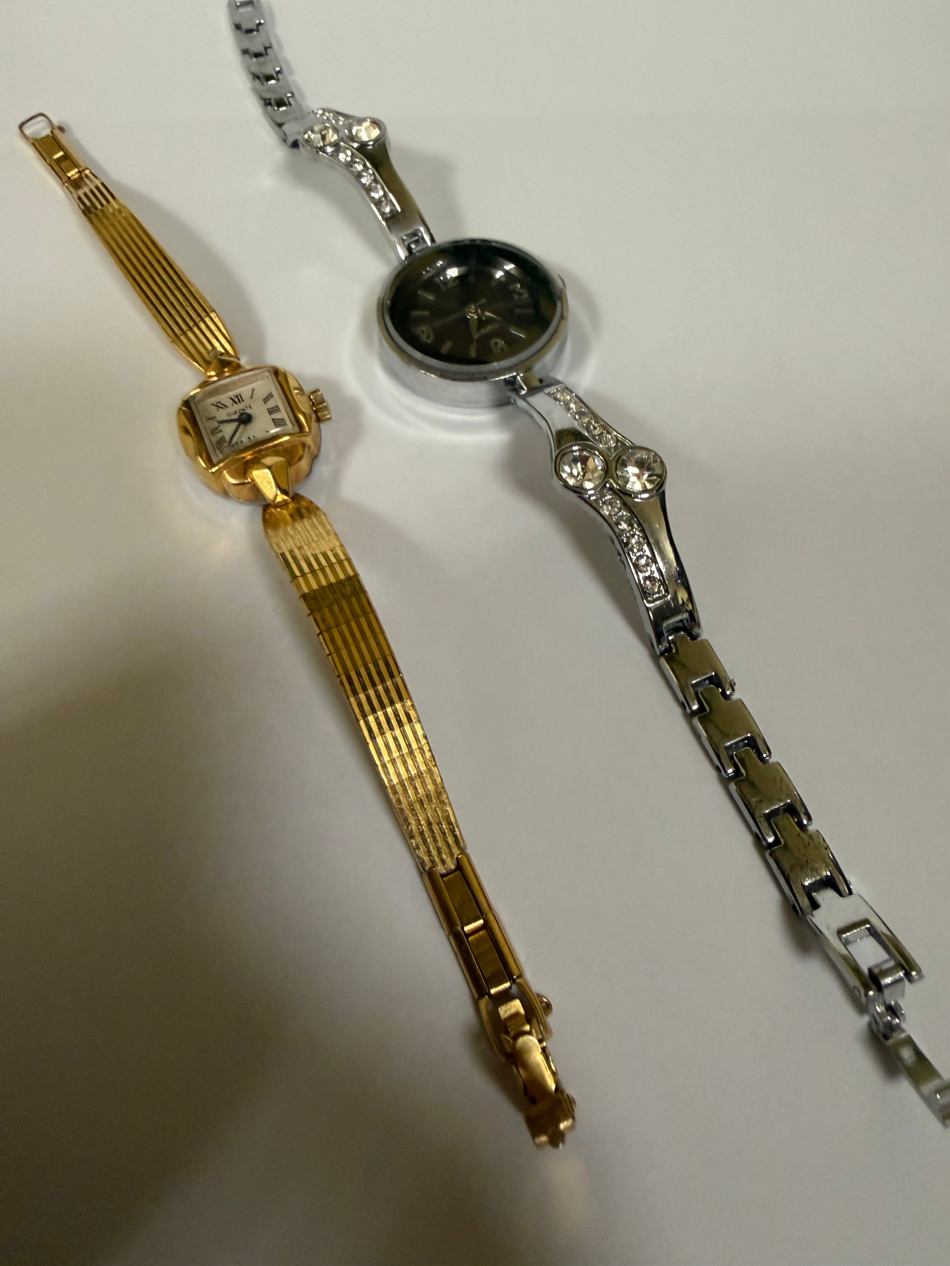 Vintage gold and silver swatch bundle 1A