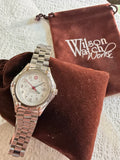 Wenger Swiss Military Field Watch – White Dial Date Quartz Stainless Steel Bracelet