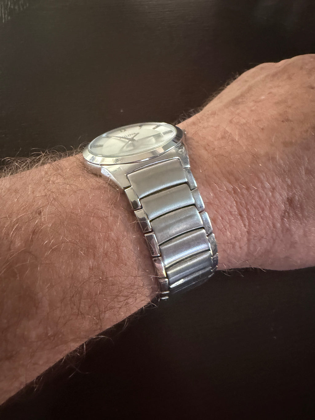 Bulova Men’s Quartz Dress Watch C860832 Silver Sunburst Dial Date Stainless Steel 38mm