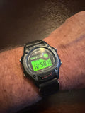 Casio W-94H Illuminator Digital Quartz Watch Module 1950 Black Resin Alarm Chronograph