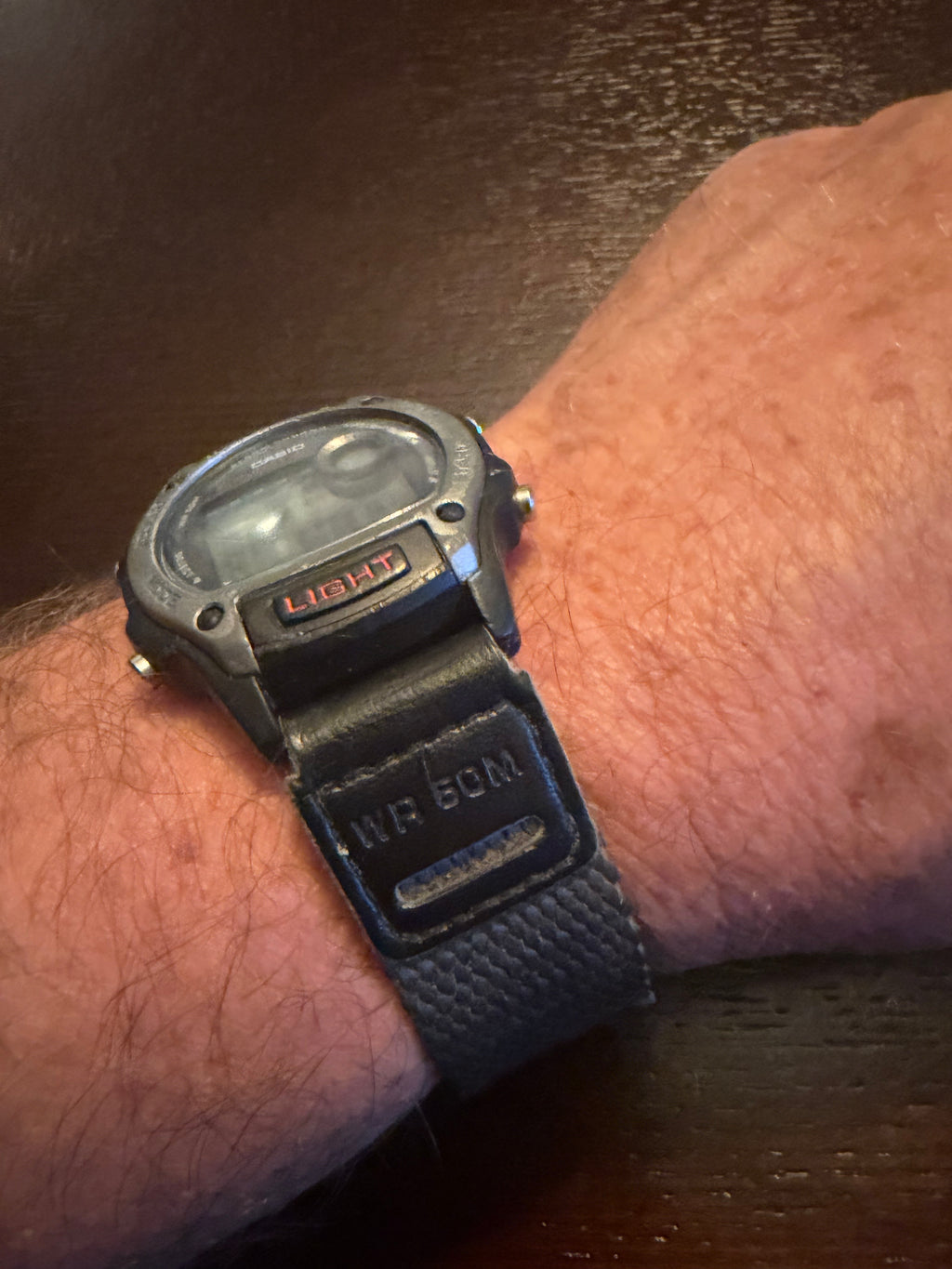 Casio W-94H Illuminator Digital Quartz Watch Module 1950 Black Resin Alarm Chronograph