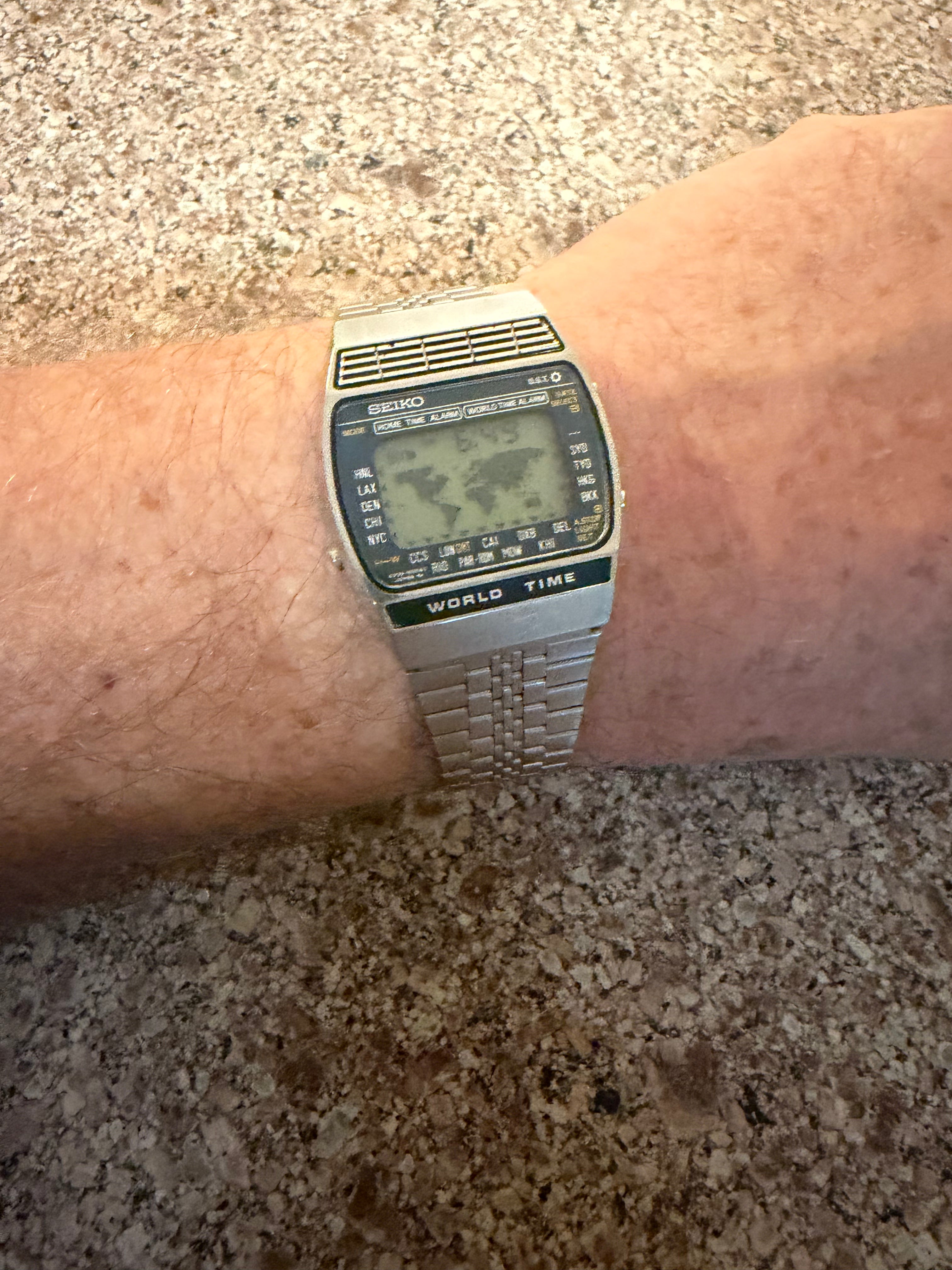 Seiko Vintage 1979 A239-502A Word Time Zone Men’s Watch