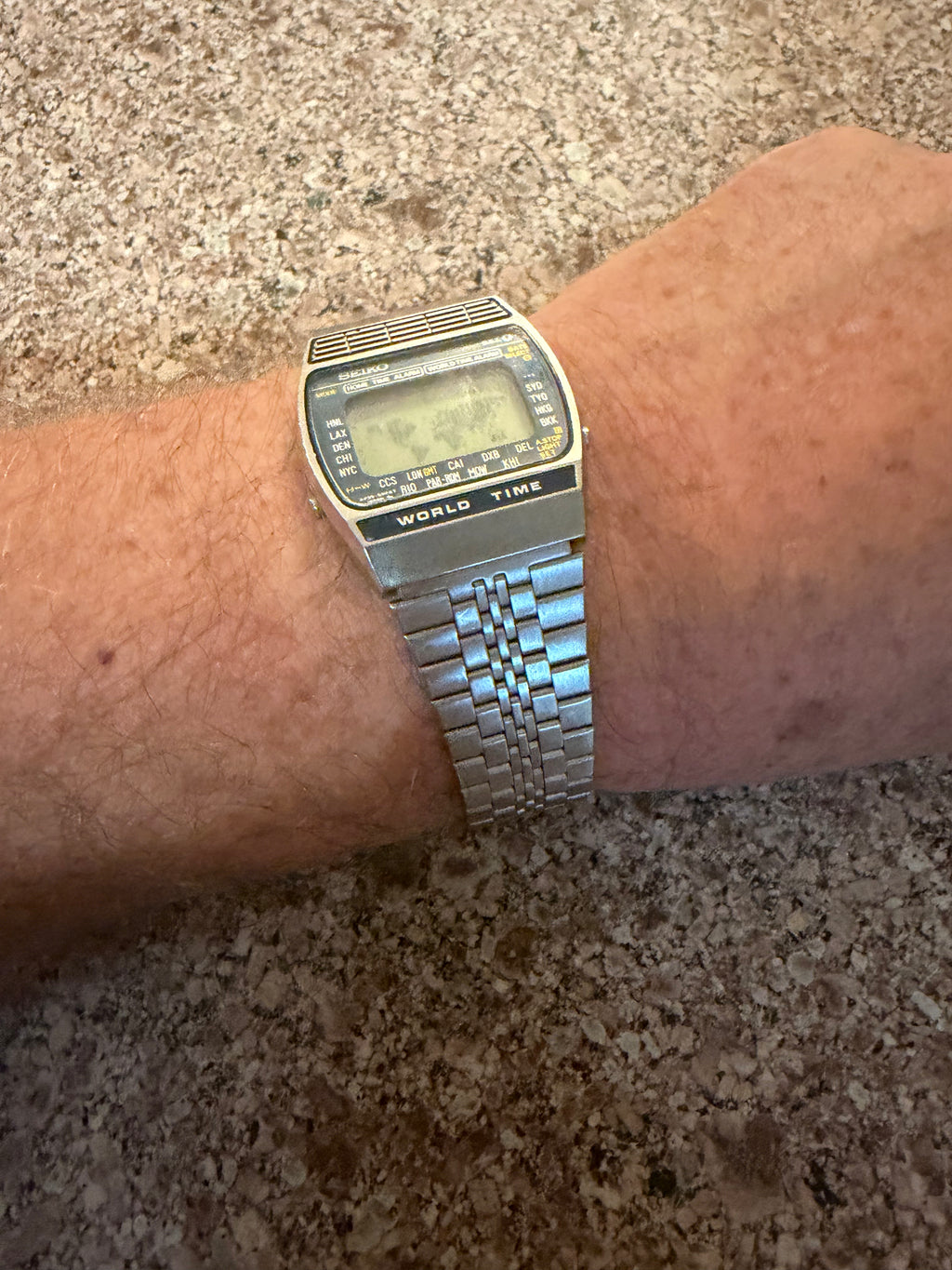 Seiko Vintage 1979 A239-502A Word Time Zone Men’s Watch