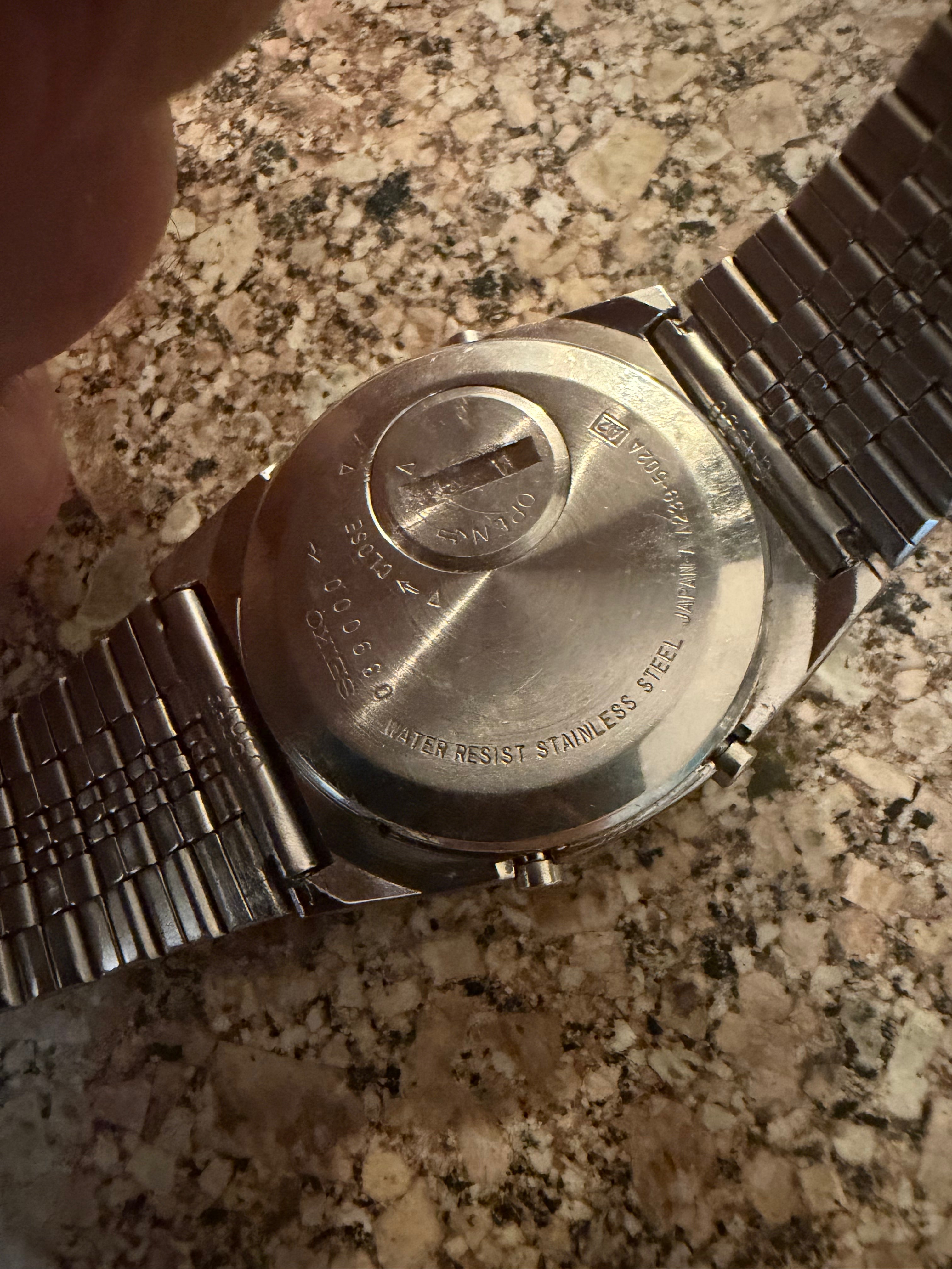 Seiko Vintage 1979 A239-502A Word Time Zone Men’s Watch