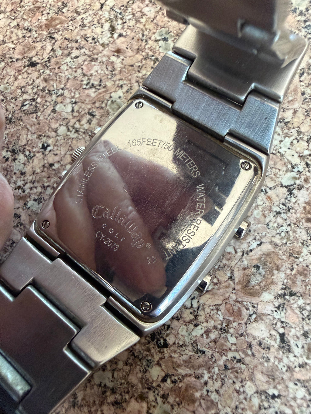 Callaway Golf CY-2073 Watch Stainless Steel – Orange Dial - analogue and digital