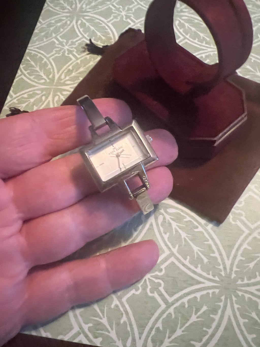Ladies 90’s Anne Klein square dial watch