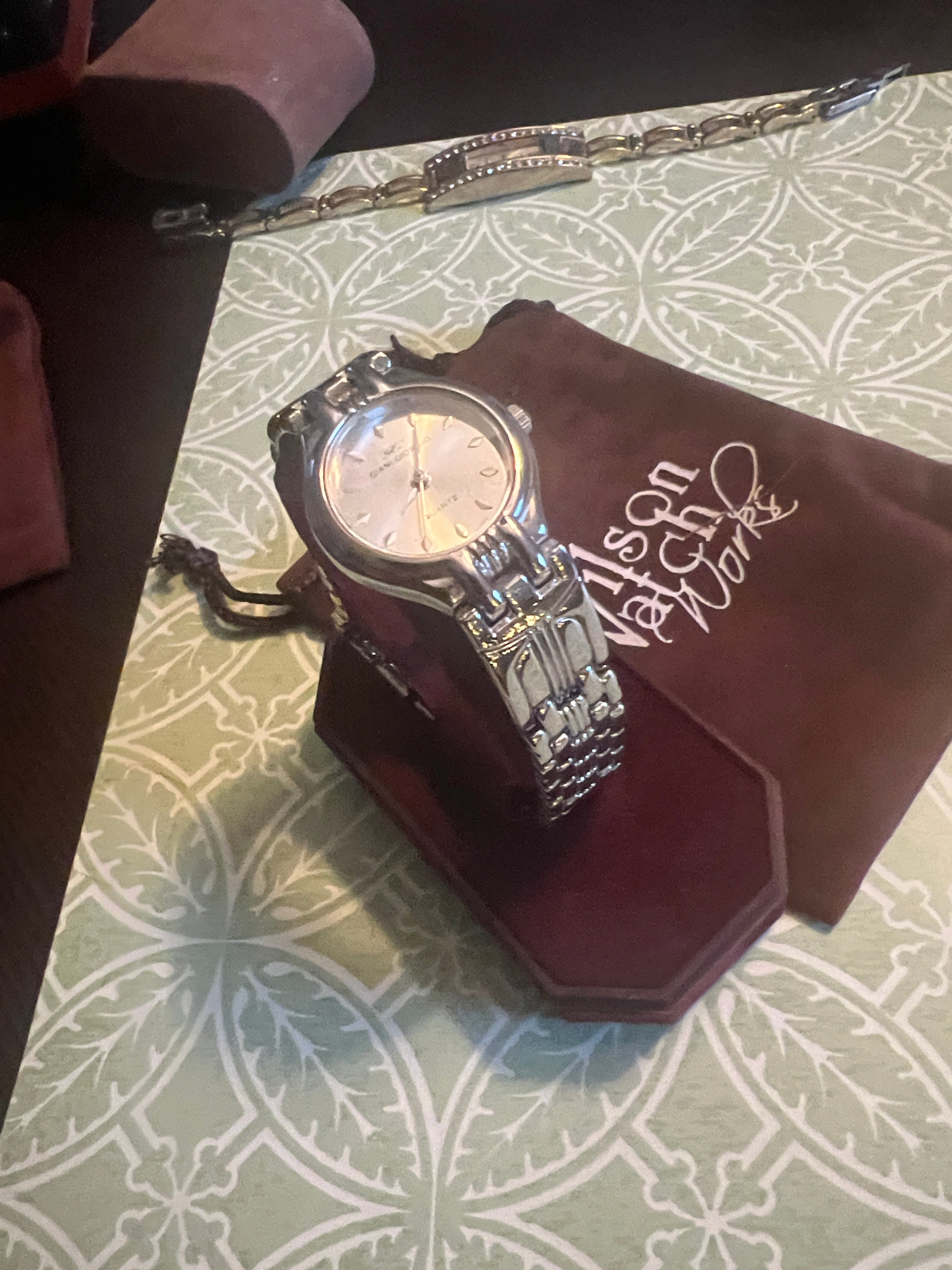Ladies 90’s Giani Giorgio dainty silver watch